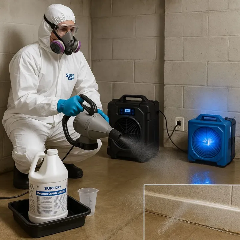 Sanitization and Odor Removal process in Scissors, TX