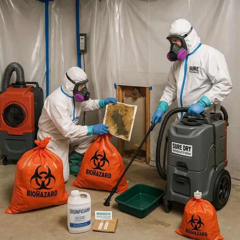 Contaminated Water Handling Protocols process in Scissors, TX